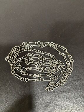 SOLD Sterling Silver Artisan Made Link Chain Necklace